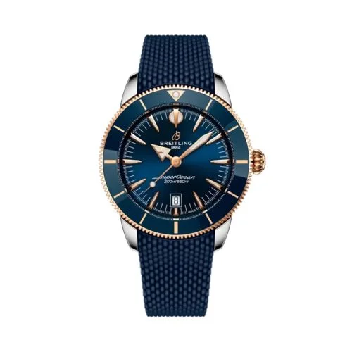 Breitling - UB3112161C1S1 Superocean Heritage B31 Automatic 44 Stainless Steel - Red Gold / Blue / Rubber