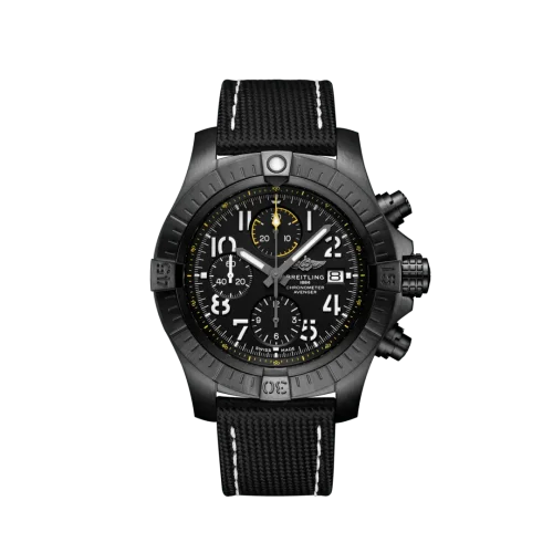 Breitling - V13317101B1X1 Avenger Chronograph 45 Night Mission / Black / Military / Pin