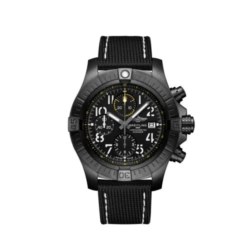 Breitling - V13317101B1X2 Avenger Chronograph 45 Night Mission / Black / Military - Folding