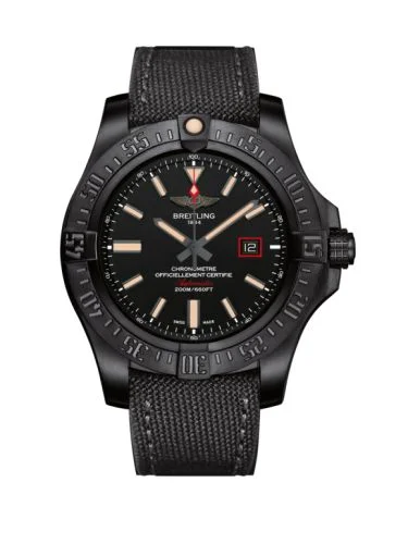 Breitling Breitling - V17311101B1W1 Avenger Blackbird 44 Black Titanium / Volcano Black / Military / Pin