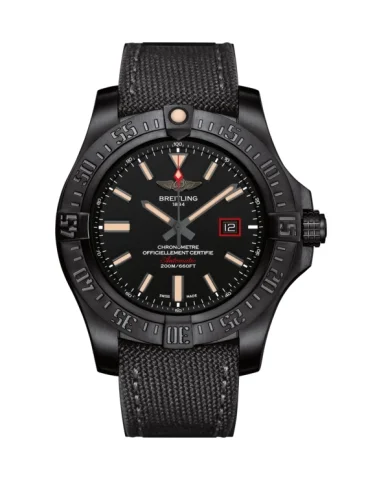 Breitling Breitling - V17311101B1W1 Avenger Blackbird 44 Black Titanium / Volcano Black / Military / Pin