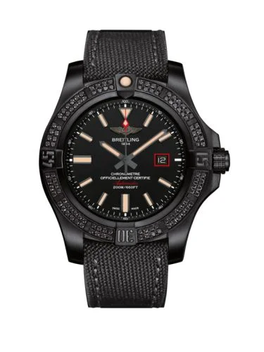 Breitling - V17311AT.BD74.109W Avenger Blackbird 44 Black Titanium / Diamond / Volcano Black / Military