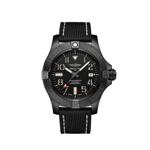 Breitling - V17319101B1X1 Avenger Automatic 45 Seawolf Night Mission / Black / Military / Pin