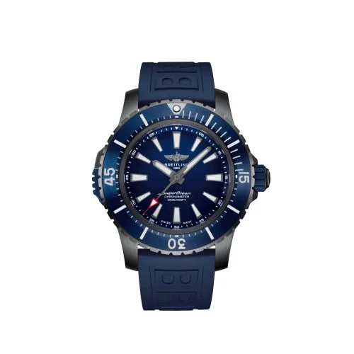 Breitling - V17369161C1S1 Superocean II 48 Titanium / Blue / Rubber / Pin