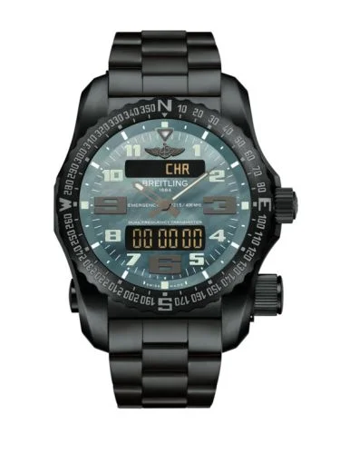 Breitling - V7632530/L527/159V Emergency II Night Mission / Green Mother-of-Pearl / Bracelet