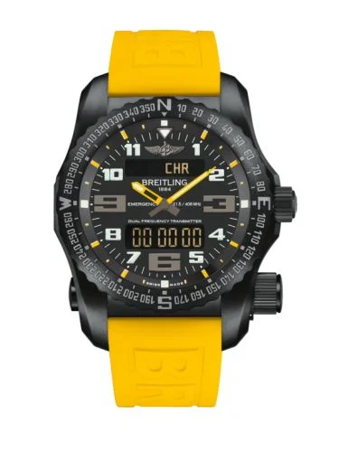 Breitling - V76325A4/BC46/246S/V20DSA.4 Emergency II Night Mission / Black-Yellow / Rubber / Folding