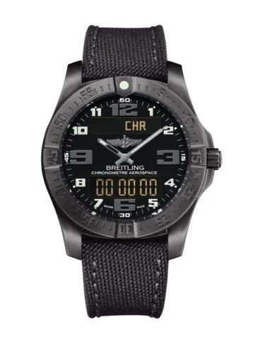 Breitling - V7936310/BD60/109WM20DSA.1 Aerospace Evo Night Mission / Black / Military / Folding