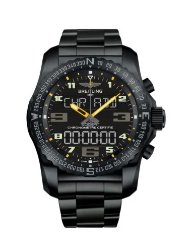 Breitling - VB5010A4/BD41/176V Cockpit B50 Night Mission / Black-Yellow / Bracelet