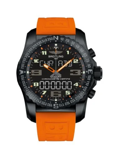 Breitling - VB5010A5/BD41/241S/V20DSA.2; Cockpit B50 Night Mission / Black-Orange / Rubber / Folding