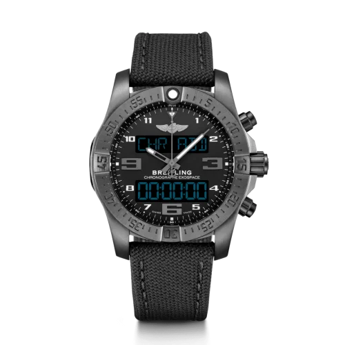 Breitling - VB5510H11B1W1 B55 Exospace Black Titanium / Black / Military / Pin