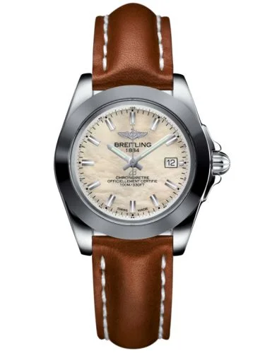Breitling - W7133012/A800/209X/A14BA.1 Galactic 32 Sleek Edition Stainless Steel / Pearl / Sahara