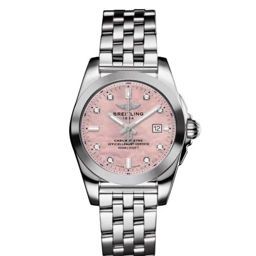 Breitling - W7234812/K532/791A Galactic 29 Stainless Steel / Pink MOP / Japan Special Edition