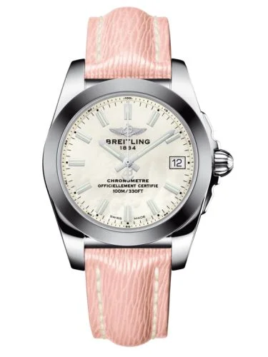 Breitling - W7433012.A779.376A Galactic 36 Stainless Steel / SleekT / Pearl / Bracelet