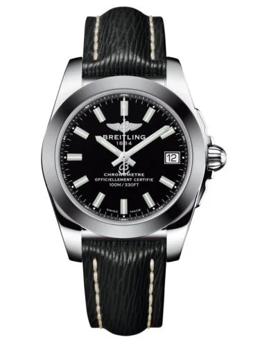 Breitling - W7433012.BE08.414X Galactic 36 Stainless Steel / SleekT / Trophy Black / Calf