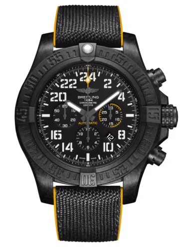 Breitling Avenger Hurricane 24H Breitlight / Volcano Black / Military Rubber