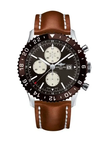 Breitling - Y2431033.Q621.439X Chronoliner Stainless Steel / Bronze / Calf