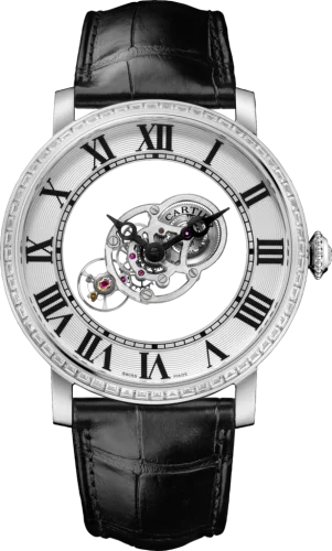 Cartier - HPI01071 Rotonde de Cartier Astromystérieux Platinum / Baguette
