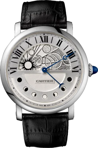 Cartier - W1556244 Rotonde de Cartier 45 Day & Night White Gold / Silver