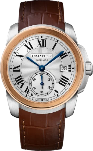 Cartier - W2CA0002 Calibre de Cartier 38 Stainless Steel / Pink Gold / Silver