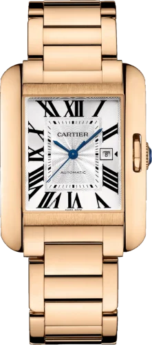 Cartier - W5310003 Tank Anglaise 29.8 Pink Gold / Silver / Bracelet