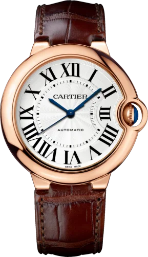 Cartier - W6900456 Ballon Blue de Cartier 36 Automatic Pink Gold / Silver