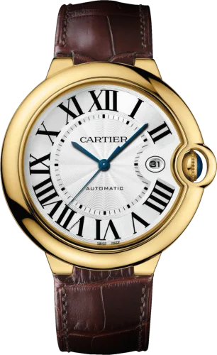 Cartier - W6900551 Ballon Blue de Cartier 42 Automatic Yellow Gold / Silver