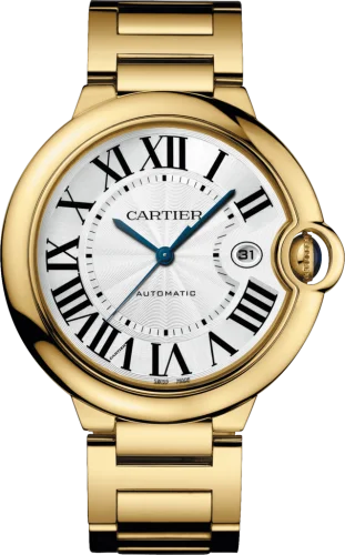 Cartier - W69005Z2 Ballon Blue de Cartier 42 Automatic Yellow Gold / Silver / Bracelet