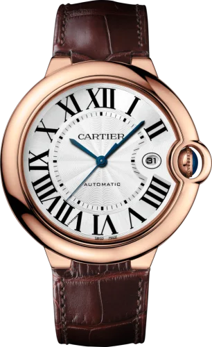 Cartier - W6900651 Ballon Blue de Cartier 42 Automatic Pink Gold / Silver