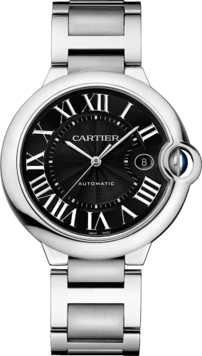 Cartier - W6920042 Ballon Blue de Cartier 42 Automatic Stainless Steel / Black / Bracelet