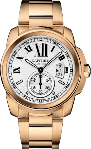 Cartier - W7100018 Calibre de Cartier 42 Pink Gold / Silver / Bracelet
