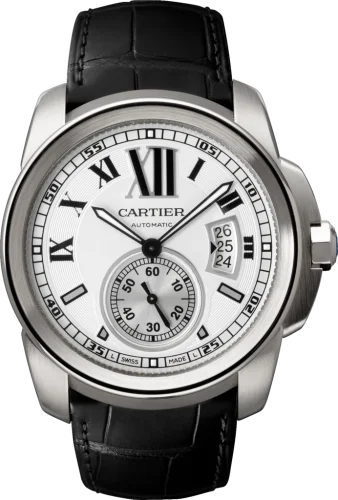 Cartier - W7100037 Calibre de Cartier 42 Stainless Steel / Silver