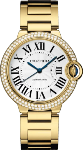 Cartier - WE9004Z3 Ballon Blue de Cartier 36 Automatic Yellow Gold / Diamonds / Bracelet