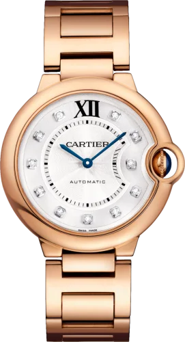 Cartier - WE902026 Ballon Blue de Cartier 36 Automatic Pink Gold / Diamond / Bracelet