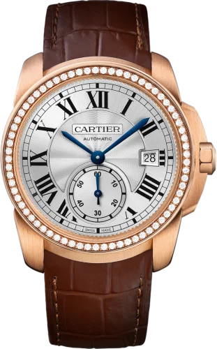 Cartier - WF100013 Calibre de Cartier 38 Pink Gold / Silver / Diamond