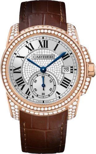 Cartier - WF100015 Calibre de Cartier 38 Pink Gold / Silver / Full Diamond