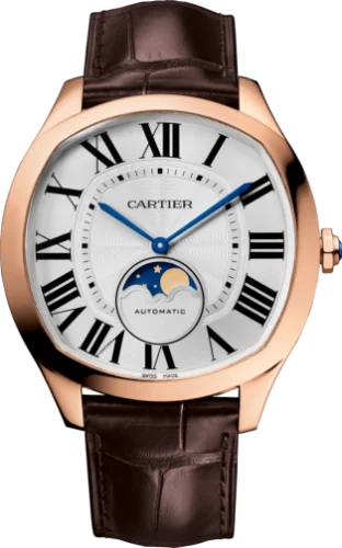 Cartier - WGNM0008 Drive de Cartier Moon Phases Pink Gold / Silver