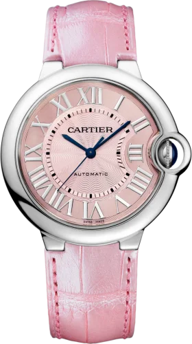 Cartier - WSBB0007 Ballon Blue de Cartier 36 Automatic Stainless Steel / Pink