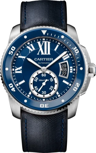 Cartier - WSCA0010 Calibre de Cartier Diver Stainless Steel / Blue / Rubber