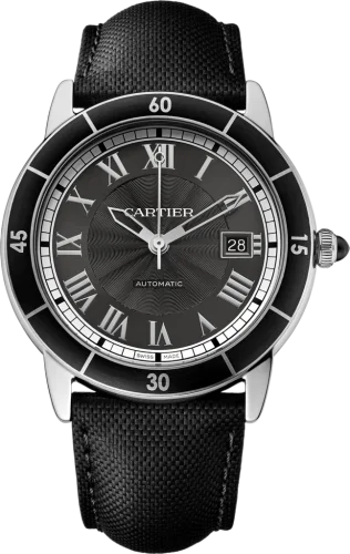 Cartier - WSRN0003 Ronde Croisière de Cartier Stainless Steel / Grey