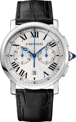 Cartier - WSRO0002 Rotonde de Cartier Chronograph Stainless Steel / Silver