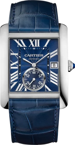 Cartier - WSTA0010 Tank MC 34.3 Stainless Steel / Blue