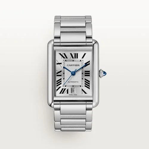 Cartier - WSTA0053 Tank Must Extra Large Automatic Stainless Steel / Silver / Bracelet
