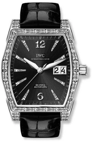 IWC - IW4523-31 Da Vinci Automatic Midsize White Gold / Baguette / Black