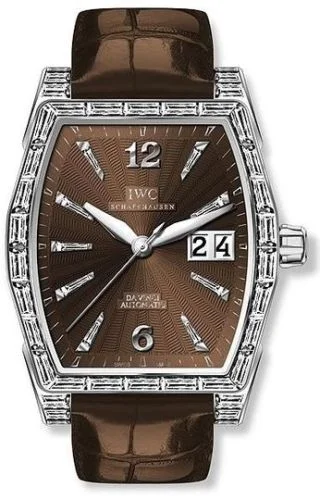 IWC - IW4523-32 Da Vinci Automatic Midsize White Gold / Baguette / Chocolate