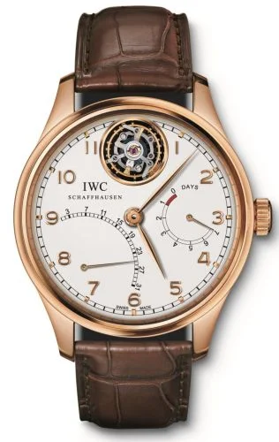 IWC Portuguese Tourbillon Mystère Rétrograde Red Gold / Silver
