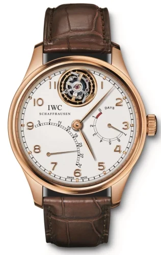 IWC IWC - IW5044-02 Portuguese Tourbillon Mystère Rétrograde Red Gold / Silver