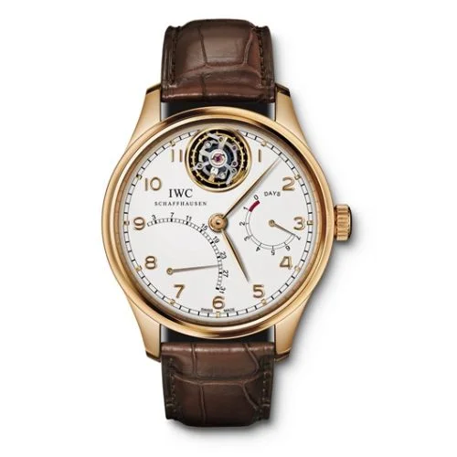 IWC IWC - IW5044-02 Portuguese Tourbillon Mystère Rétrograde Red Gold / Silver