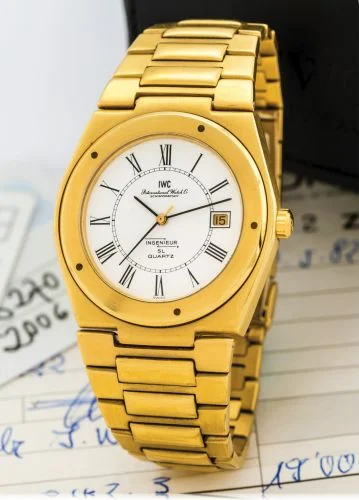 IWC Roman Ingenieur SL Quartz Gold / Roman