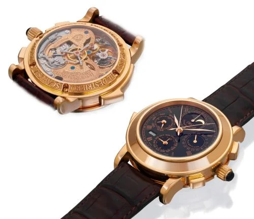 IWC - IW1868-11  Destriero Scafusia Red Gold / Black / English