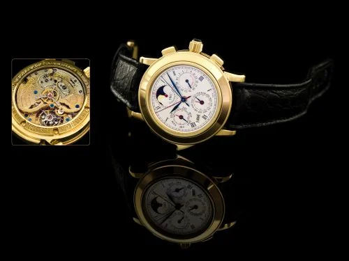 IWC - IW1868-12 Destriero Scafusia Yellow Gold / German